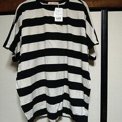 未使用RANDAタグ付きゆったりセーター　夏物デカTの画像