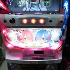 パチスロ実機 Reゼロから始める異世界生活 A6 双子パネル リゼロ