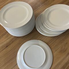 小皿　直径15cm　イノマタ化学株式会社　23枚　細かい傷あり　中古品の画像