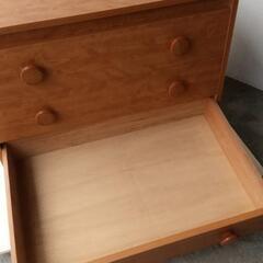 ☆レトロ　木製押し入れチェスト3段☆の画像