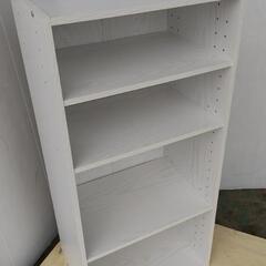 ☆4段カラーボックス　アイボリー木目☆