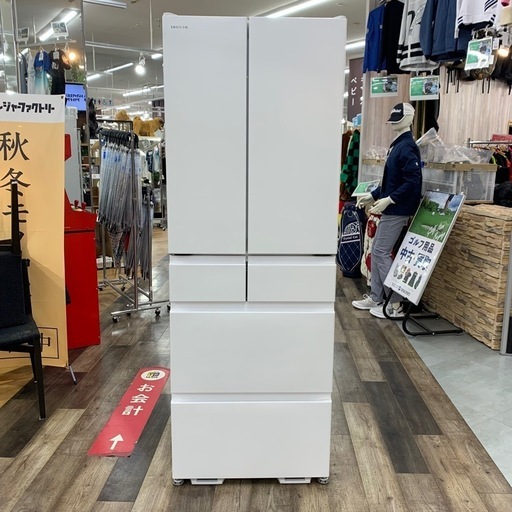 【1年保証】6ドア冷蔵庫　HITACHI R-HW49S 2022年製