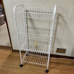 【済】キャスター付き隙間収納ワゴン②
