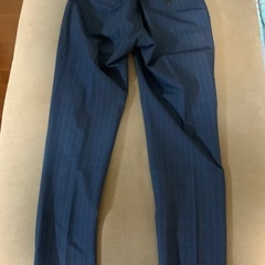 エディフィス　パンツ　スラックス　サイズ46(M) 総丈97、裾幅17、ウェスト(後ろゴム)38、股下75センチ 写真にアップしましたが使用感あります。の画像