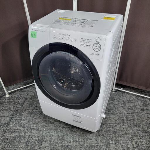 ‍♂️h061102売約済み❌7222‼️配送設置は無料‼️最新2022年製✨単身用マンションで夢のドラム洗濯機✨SHARP 7kg / 3.5kg ドラム式洗濯機
