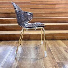 家具 生活家具 CALLIGARIS　アームチェアー　サントロペ　クリア×ゴールドの画像