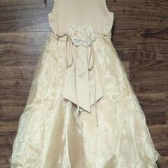 ビジューコレクション 子どもドレス ベージュ 6 110cm 発表会 結婚式の画像