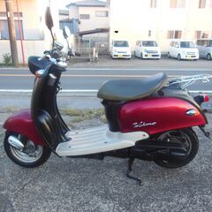 YAMAHA 2st VINOビーノダークレッドブラック セル始動　速く好調 　バッテリープラグフィルター　新品交換 他等お金かけ多数交換 納車整備点検済み 登録後すぐ乗り出せます。直接引き渡し　配送手配も可　SA10J　５AU　４JP　原付の画像