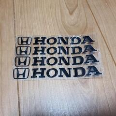 HONDA ステッカー 4枚セット 黒