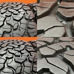 【BF Goodrich All-Terrain T/A KO2 LT265/65R17】夏タイヤ【Air/G Massive エアジー 17インチ 8J6HPCD139.7+20】ランクルプラド等(KTN177)の画像