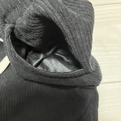 新品 レディース 黒 ロングパンツ ワイドパンツ M L コーデュロイの画像