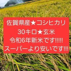 新米30キロ★玄米★