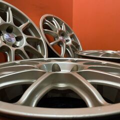 BS prodrive by O.Z プロドライブ オズレーシング 17インチ 4本 7J5HPCD100+52 ゴールド レガシィ インプレッサ等　(VHM704)の画像