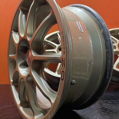 BS prodrive by O.Z プロドライブ オズレーシング 17インチ 4本 7J5HPCD100+52 ゴールド レガシィ インプレッサ等　(VHM704)の画像
