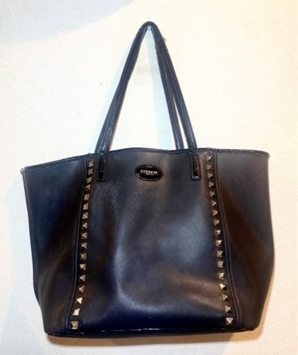 【COACHレザー トートバッグ】