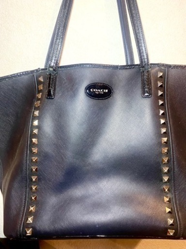 【COACHレザー トートバッグ】