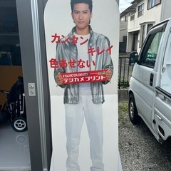 長瀬智也さんの等身大パネル。
