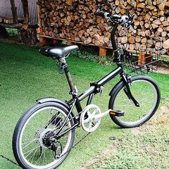 ※　受け渡し完了　※　　　　　　　　　　　　　折り畳み自転車　黒...