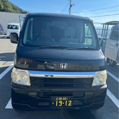 ホンダ バモス黒ナンバー