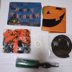 ハロウィン飾り 風船 Happy Hallowen ガーランド 黒猫 カボチャの画像