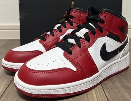 新品 Air Jordan 1 Mid GS Chicago 22.5cm