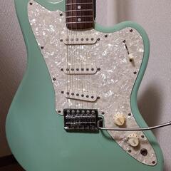 さらに値下げ！Squier by Fender Jagmaster/スクワイヤー ジャグマスター/サーフグリーン/ソフトケース付き！