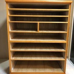 府中家具バーズアイメープル8段チェスト整理箪笥洋服タンスの画像