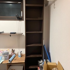 ウォールラック　本棚　高さ230cm.幅45cm