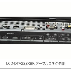 テレビ モニターLCD-DTV222XBRの画像
