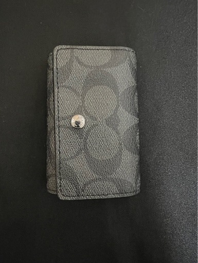 COACH（コーチ）4 リング キー ケース・シグネチャー キャンバス