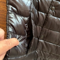 新品　黒　ブラック　ベスト　折りたたみ可能　90 の画像