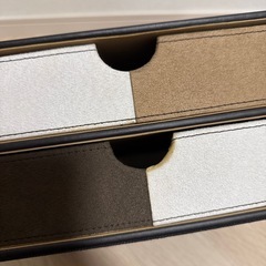 2段引き出し　収納ボックスの画像