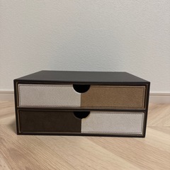 2段引き出し　収納ボックス