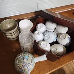 来客用 湯呑み茶碗 29個 急須1つ 湯呑み入れ セット