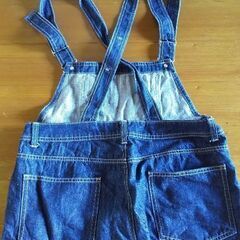 デニムサロペット Lサイズの画像