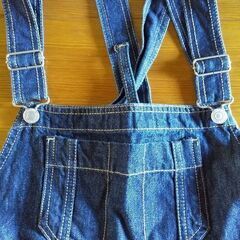 デニムサロペット Lサイズの画像