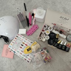 ジェルネイルスターターキット セット LEDライト 筆　パーツ　他