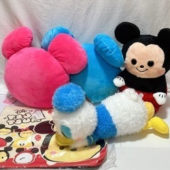 ディズニー   ぬいぐるみ クッション トートバッグ