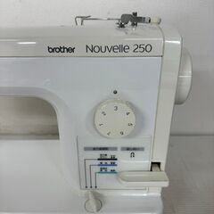 【brother】ブラザー 職業用ミシン TA631 ミシン ノーベル250 動作確認済 美品 Y0382の画像