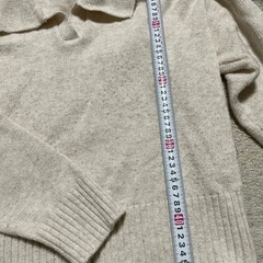 ニット　ベージュの画像