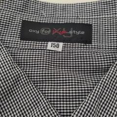 【完売!!】150cm oxy for style ギンガムチェック 長袖ボタンダウンシャツ の画像