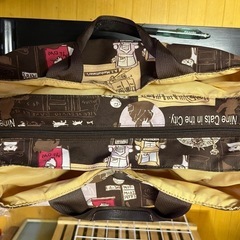 可愛いネコちゃんボストンバッグの画像