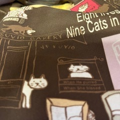 可愛いネコちゃんボストンバッグの画像