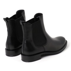 Ecco 黒サイドゴアブーツ 37 新品箱付き ショートブーツ 本革の画像