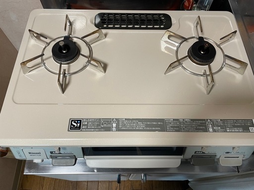 リンナイ/LPガスコンロ/右強火力/ワンピーストップ/BKM77CBR