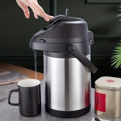 ステンレス製 エアロット 冷温両用ドリンクディスペンサー 1.9L、の画像