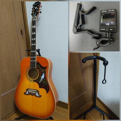 値下げしました　エピフォン dove pro エレアコ