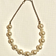 美品✨フォーマルドレス　ワンピース　膝丈　パールネックレス付きの画像