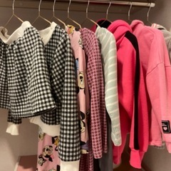 キッズ女の子服(100~120)と帽子の画像
