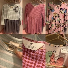 キッズ女の子服(100~120)と帽子の画像